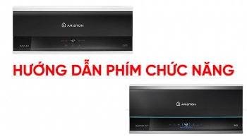 Hướng dẫn sử dụng mọi phím chức năng trên bình nóng lạnh Ariston SLIM3 LUX và Ariston SLIM3 TOP WIFI