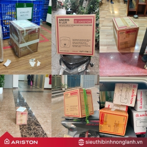 Liên tiếp bàn giao mẫu bình nóng lạnh Ariston 6 Lít AN LUX 6 chuyên dụng cho gian bếp