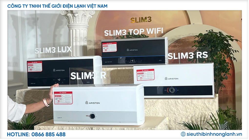 Ra mắt sản phẩm ariston Slim3