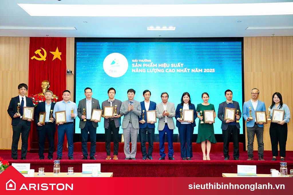 Vinh dự nhận giải thưởng từ bộ công thương của Ariston