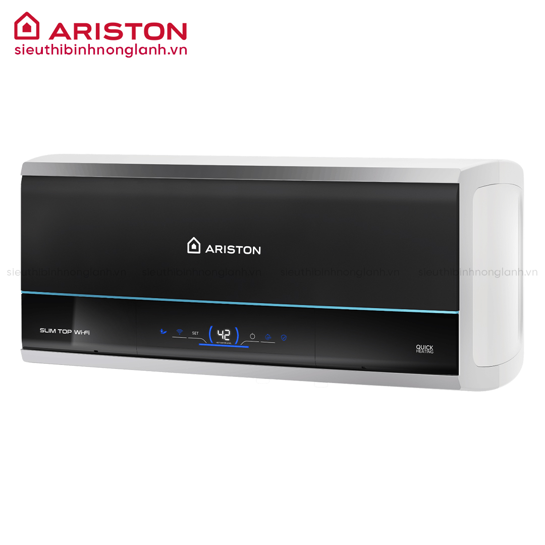 Góc nghiêng bình nóng lạnh Ariston SLim3 Top wifi 30 Lít