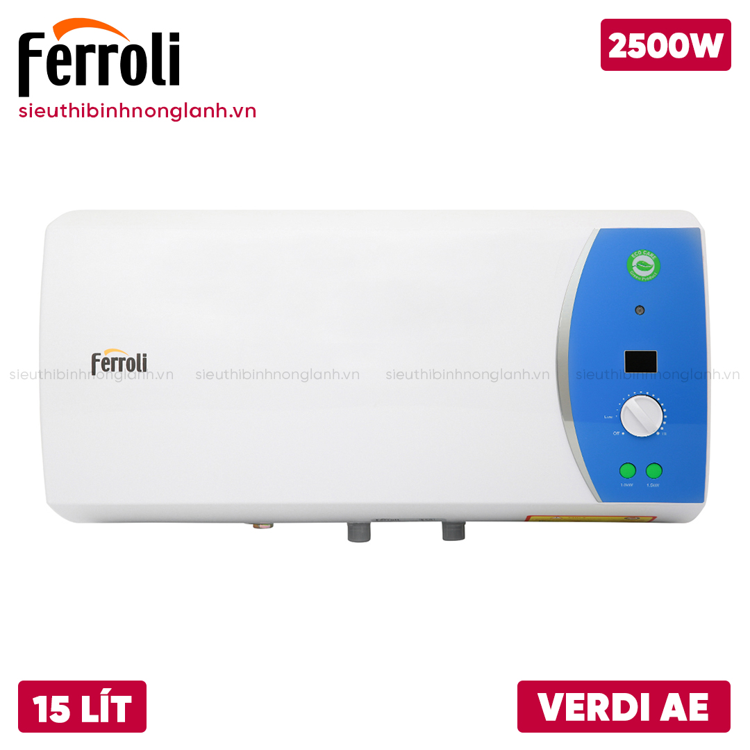 Bình nóng lạnh FERROLI VERDI AE 15 LÍT