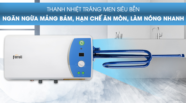 Thanh đốt tráng men siêu bền của ferroli verdi ae