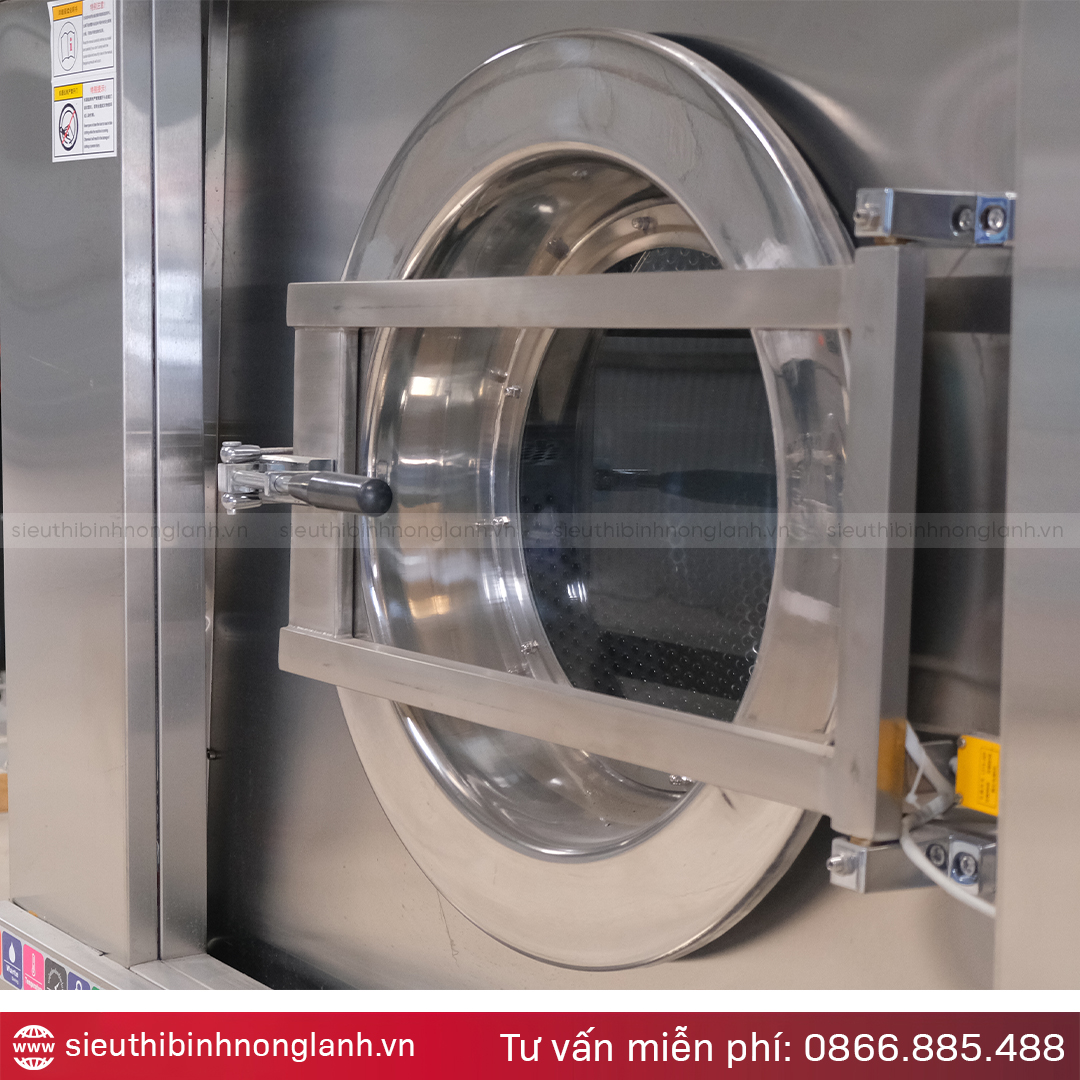 Thân vỏ và lồng giặt của máy được chế tạo từ thép không gỉ inox 304