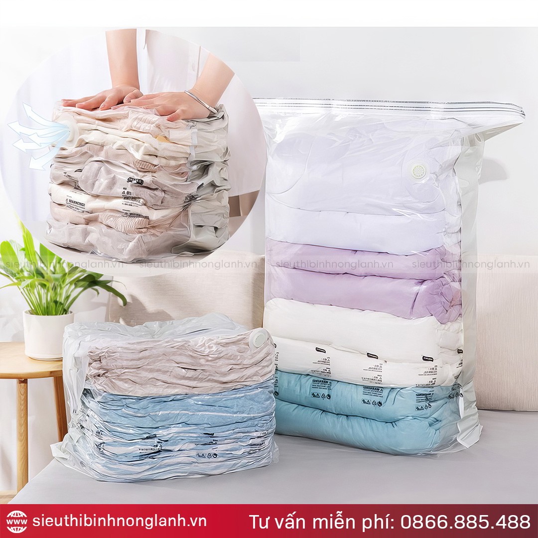 bảo quản sản phẩm hiệu quả nhờ máy ép chân không chăn ga gối wasky