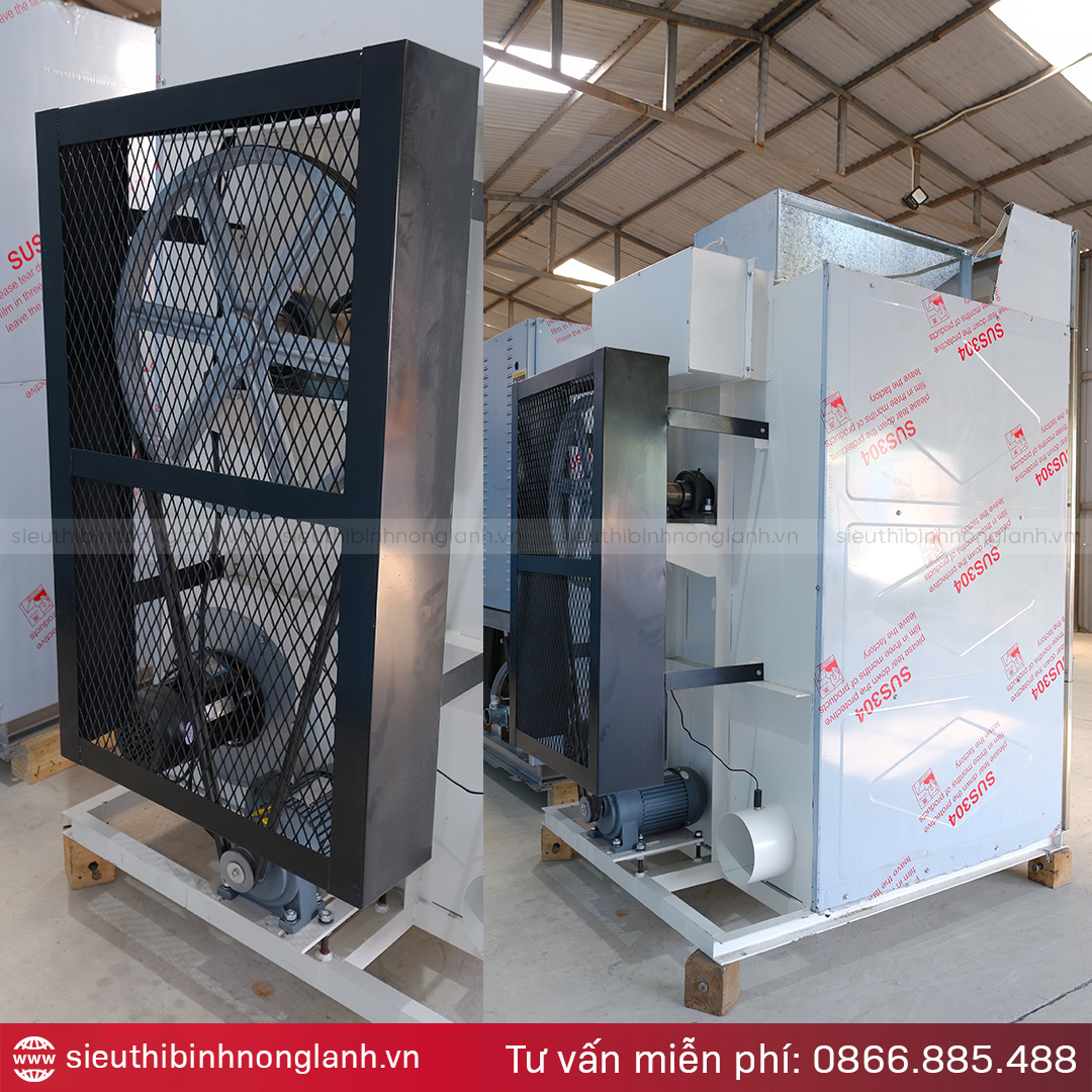 Với kích thước 1060 x 1350 x 1850 mm (RxSxC) và trọng lượng 450kg, Wasky 30kg có thiết kế gọn nhẹ so với các dòng máy sấy cùng phân khúc