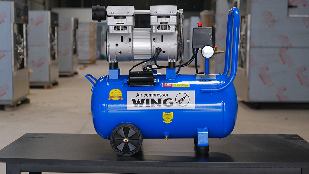 Máy nén khí Wing 1HP 30 lít là sản phẩm nổi bật của thương hiệu Wing – thương hiệu nội địa Việt Nam uy tín