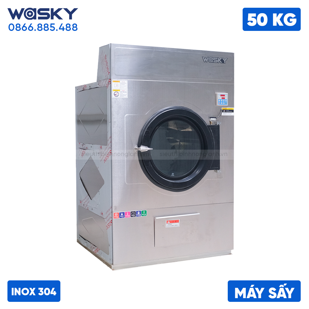 Máy sấy công nghiệp 50kg WASKY