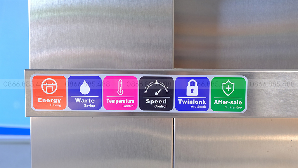 Cả thân vỏ và lồng giặt của máy đều được làm từ inox 304 – loại thép không gỉ cao cấp, nổi tiếng với khả năng chống ăn mòn, chống oxi hóa và chịu lực tốt