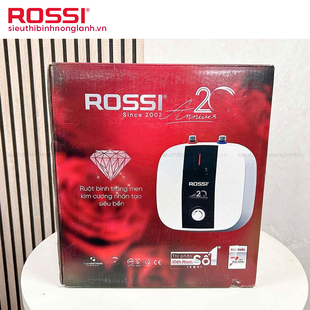 Bình Nóng Lạnh Mini ROSSI 6L - Giải Pháp Hoàn Hảo Cho Mọi Không Gian