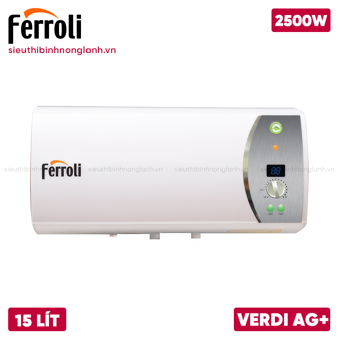Bình nóng lạnh FERROLI VERDI AG+ 15 LÍT